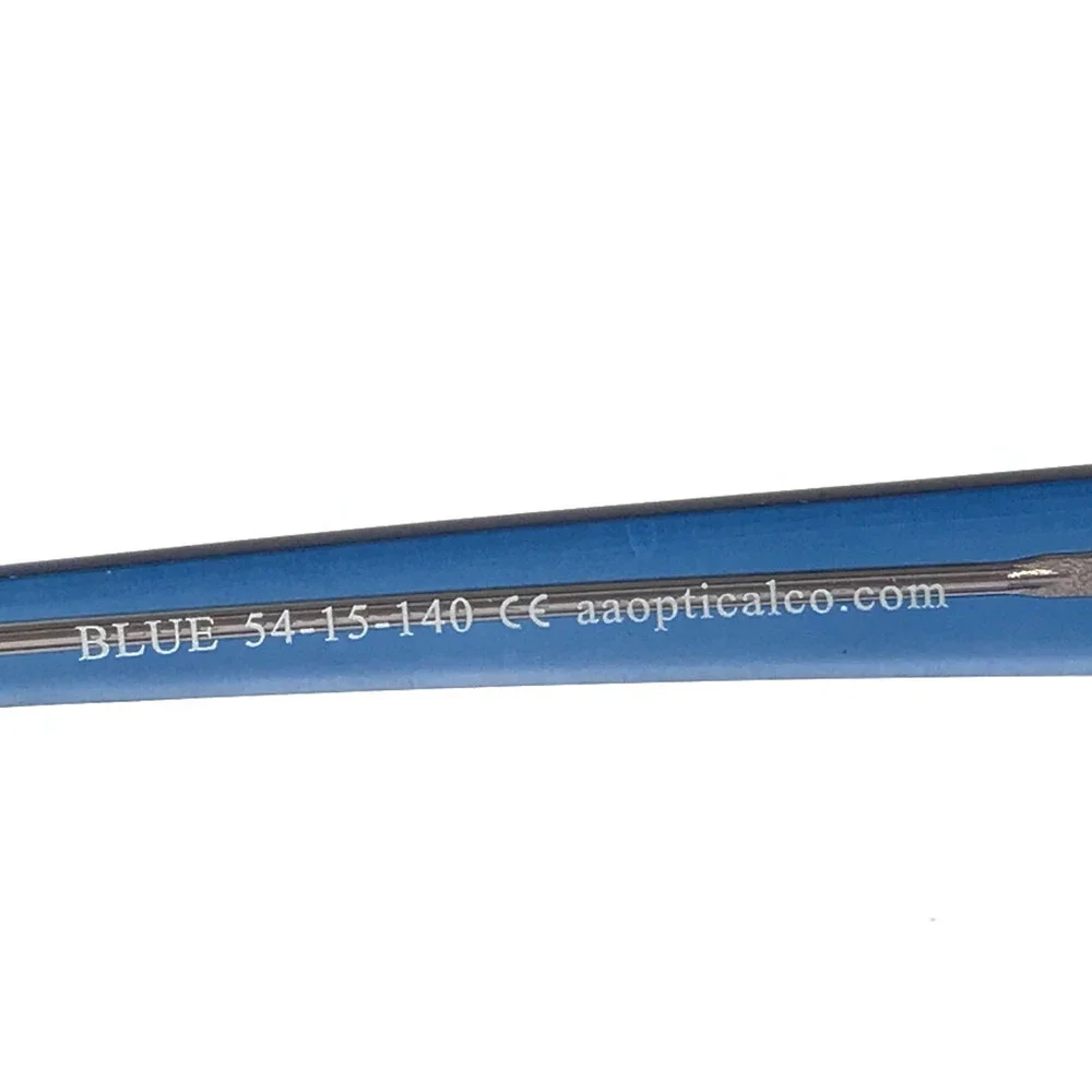 New Globe Eyeglasses Frames L4083 BLUE Transparent Cat Eye Full Rim 54-15-140